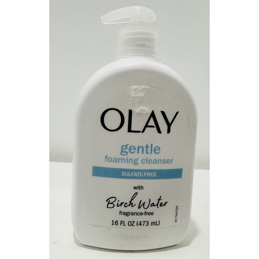 Olay Gentle Foaming Cleanser Sulfate Free Face Wash Birch Water 16oz